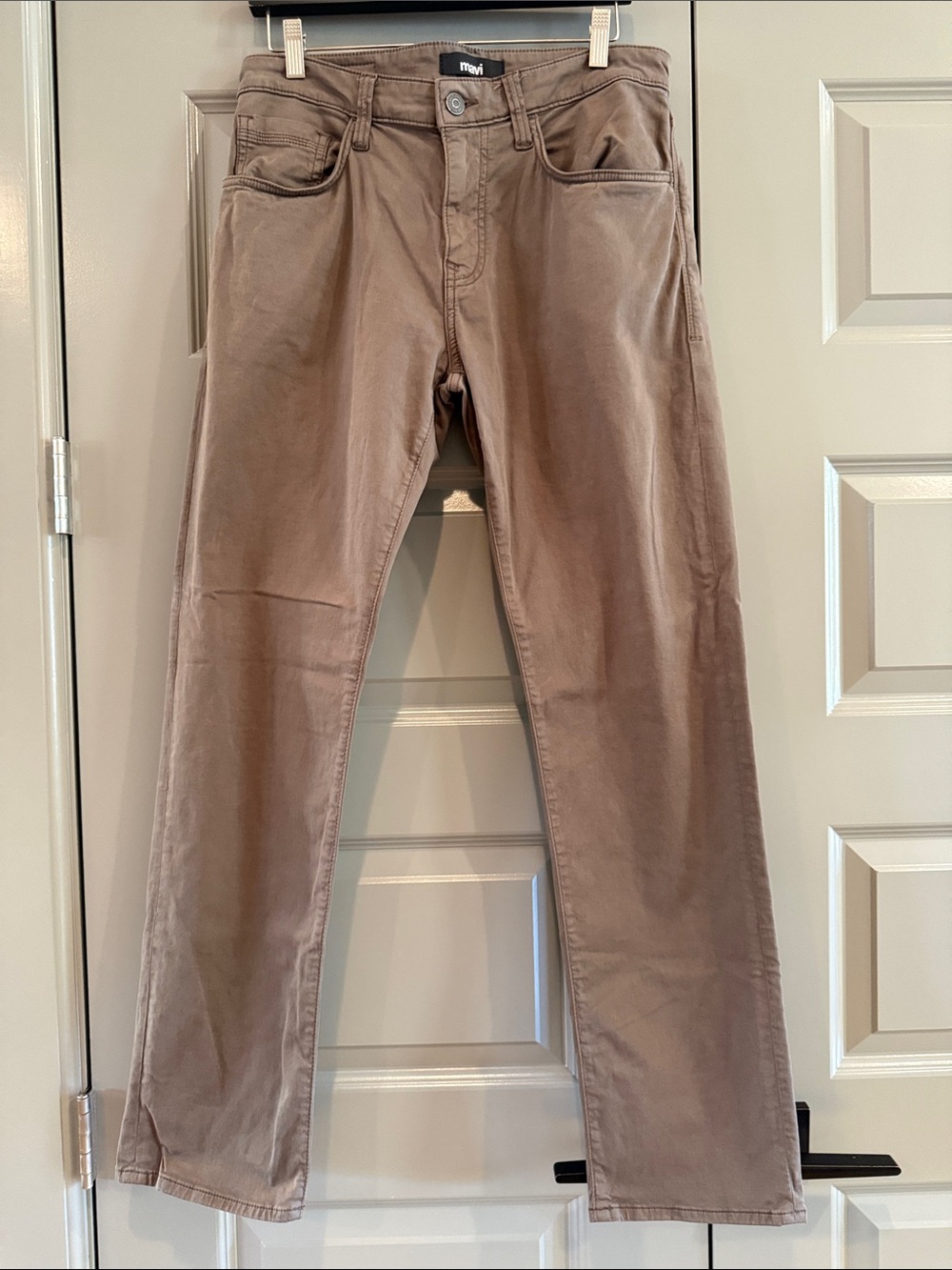 Mavi Men's Zach Straight Leg Chinos in Brown